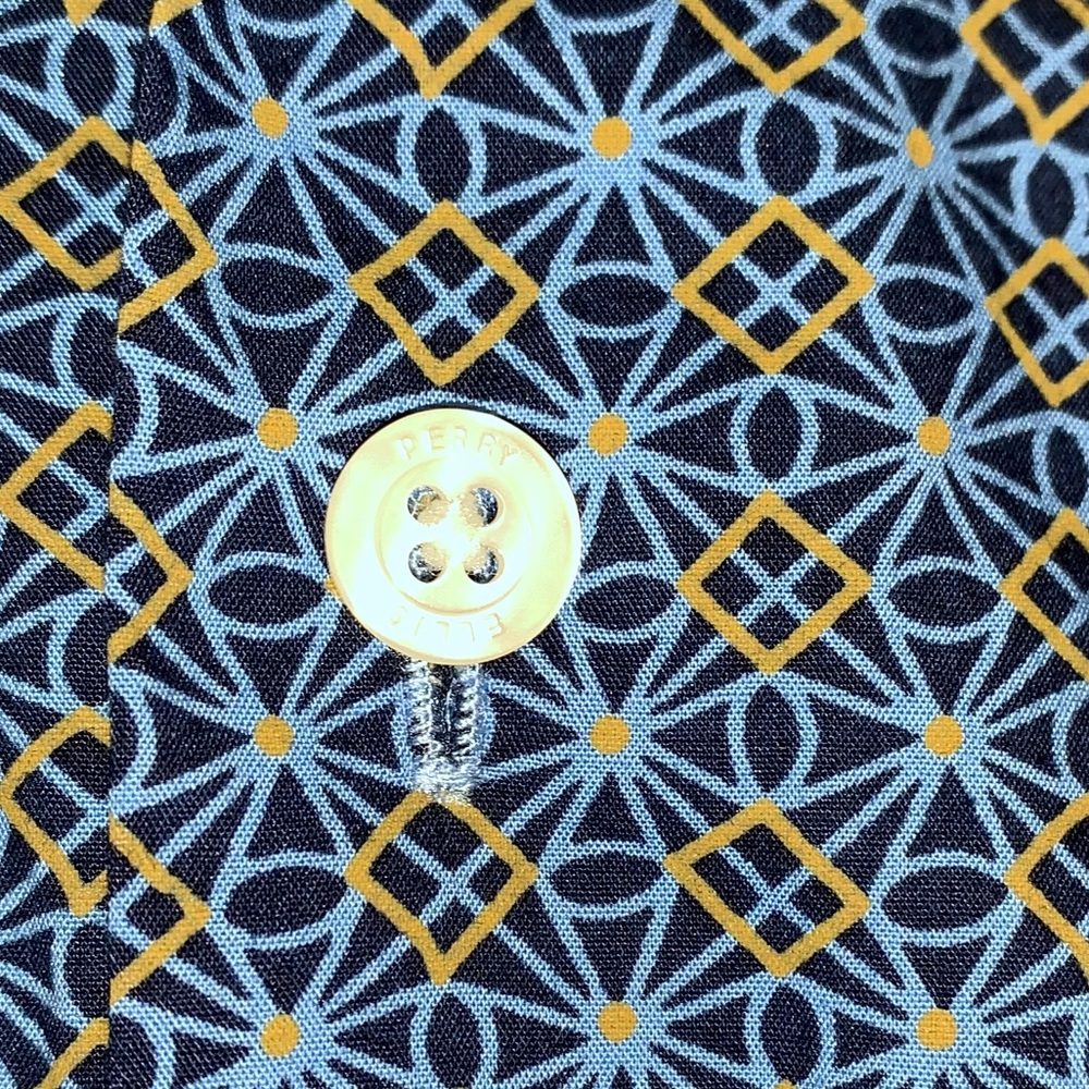 Perry Ellis blue button down - Picture 4 of 5